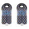 Gingham & Elephants Double Wine Tote - APPROVAL (new)