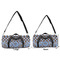 Gingham & Elephants Duffle Bag Small and Large