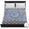 Gingham & Elephants Duvet Cover - Full / Queen (Personalized)