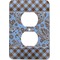 Gingham & Elephants Electric Outlet Plate
