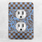 Gingham & Elephants Electric Outlet Plate - LIFESTYLE