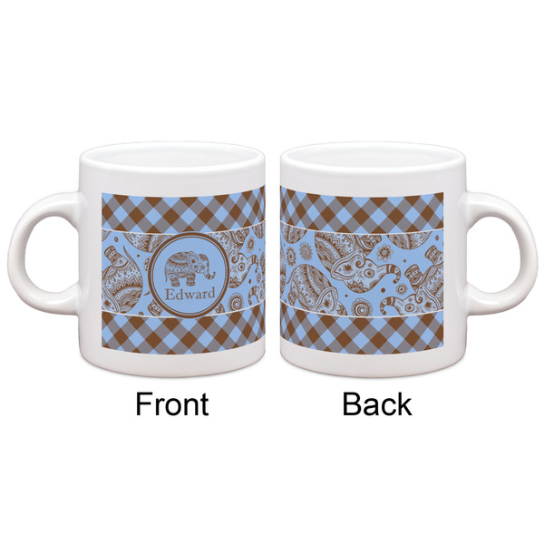 Gingham & Elephants Espresso Cup - Apvl