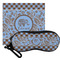 Gingham & Elephants Eyeglass Case & Cloth Set