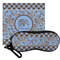 Gingham & Elephants Eyeglass Case & Cloth (Personalized)