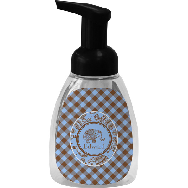 Gingham & Elephants Foam Soap Bottle