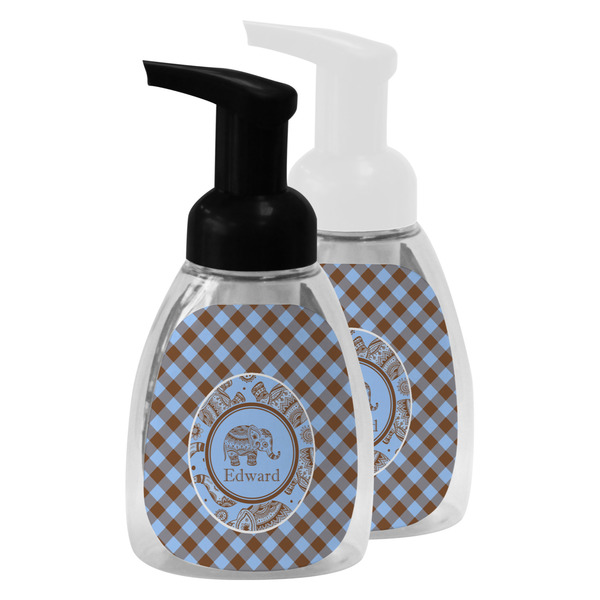 Gingham & Elephants Foam Soap Bottles - Main