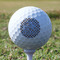 Gingham & Elephants Golf Ball - Branded - Tee