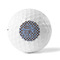 Gingham & Elephants Golf Balls - Titleist - Set of 3 - FRONT