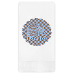 Gingham & Elephants Guest Towels - Full Color (Personalized)