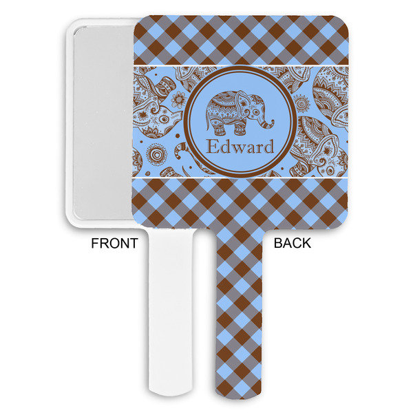 Gingham & Elephants Hand Mirrors - Approval