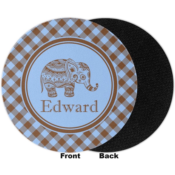 Gingham & Elephants Jar Opener - Apvl