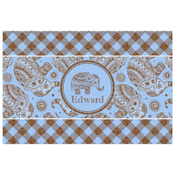 Gingham & Elephants Jigsaw Puzzle - 1000-piece (Personalized)