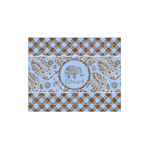 Gingham & Elephants 110 pc Jigsaw Puzzle (Personalized)