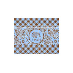 Gingham & Elephants 110 pc Jigsaw Puzzle (Personalized)