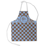 Gingham & Elephants Kid's Apron - Small (Personalized)