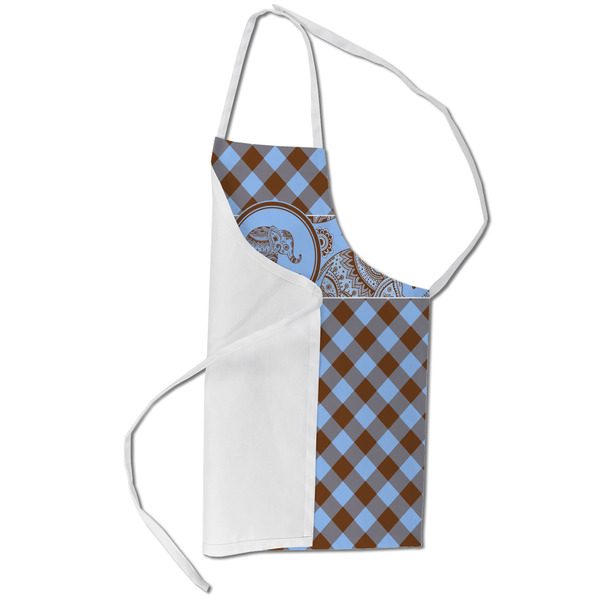 Gingham & Elephants Kid's Aprons - Small - Main