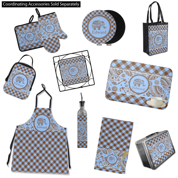 Gingham & Elephants Kitchen Accessories & Decor