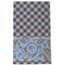 Gingham & Elephants Kitchen Towel - Poly Cotton - Full Front