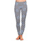 Gingham & Elephants Ladies Leggings - Small (Personalized)