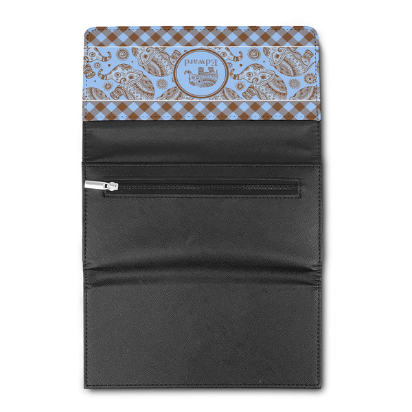 Gingham & Elephants Ladies Wallet (Open)