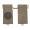 Gingham & Elephants Large Burlap Gift Bags - Front Approval