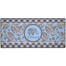 Gingham & Elephants Gaming Mouse Pad (Personalized)