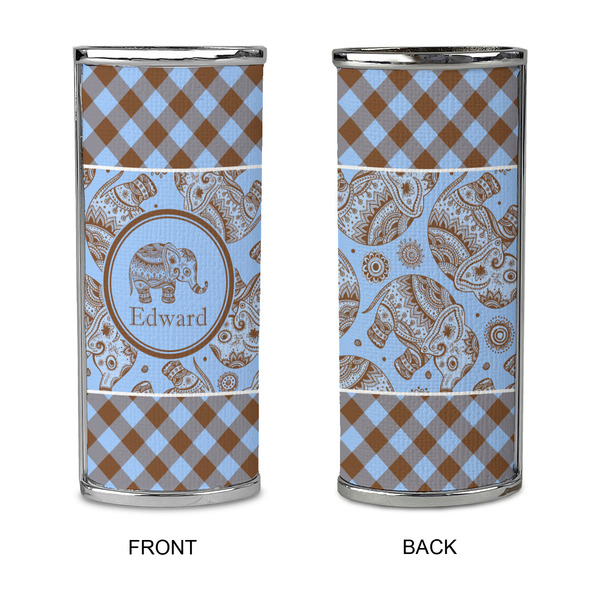 Gingham & Elephants Lighter Case - APPROVAL