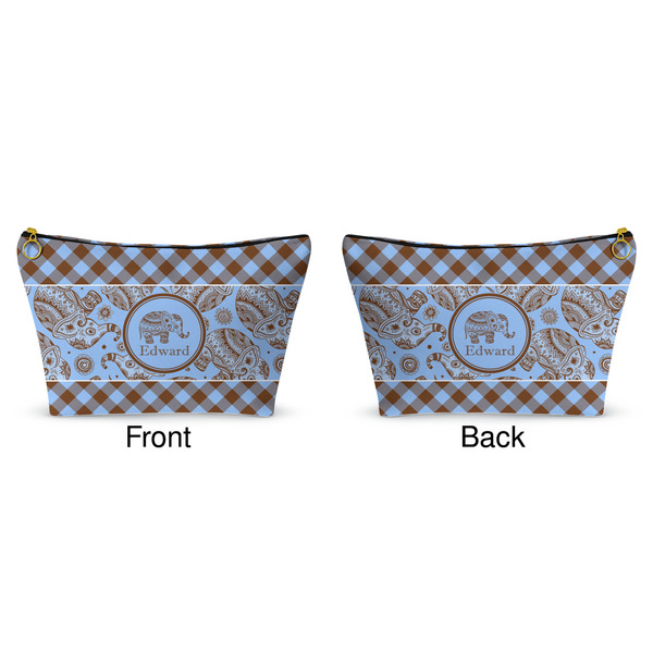 Gingham & Elephants Makeup Bag Approval