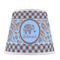 Gingham & Elephants Poly Film Empire Lampshade - Front View