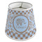 Gingham & Elephants Poly Film Empire Lampshade - Angle View