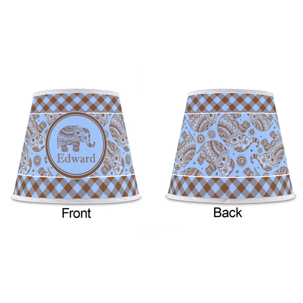 Gingham & Elephants Poly Film Empire Lampshade - Approval