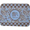 Gingham & Elephants Memory Foam Bath Mat - 48"x36" (Personalized)