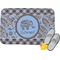 Gingham & Elephants Memory Foam Bath Mat (Personalized)