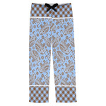 Gingham & Elephants Mens Pajama Pants - M