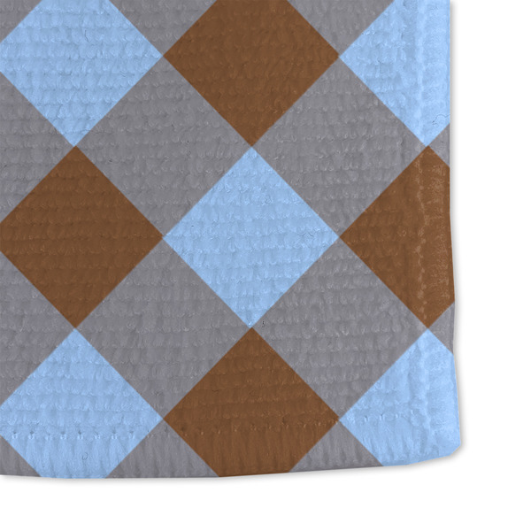 Gingham & Elephants Microfiber Dish Towel - DETAIL