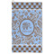 Gingham & Elephants Microfiber Golf Towel - Large (Personalized)