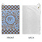 Gingham & Elephants Microfiber Golf Towels - Small - APPROVAL