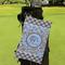 Gingham & Elephants Microfiber Golf Towels - Small - LIFESTYLE