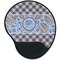 Gingham & Elephants Mouse Pad with Wrist Support - Main