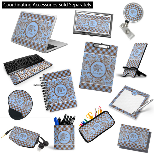 Gingham & Elephants Office & Desk Accessories