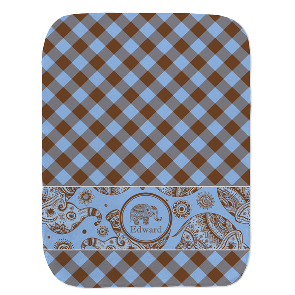 Gingham & Elephants Old Burp Flat