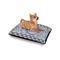 Gingham & Elephants Outdoor Dog Beds - Small - IN CONTEXT