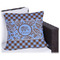 Gingham & Elephants Outdoor Pillow - 20" (Personalized)