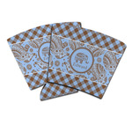 Gingham & Elephants Party Cup Sleeve (Personalized)
