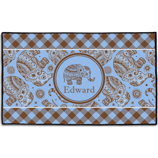 Gingham & Elephants Personalized - 60x36 (APPROVAL)