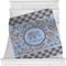 Gingham & Elephants Minky Blanket (Personalized)