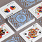 Gingham & Elephants Playing Cards - Front & Back View