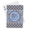 Gingham & Elephants Playing Cards (Personalized)