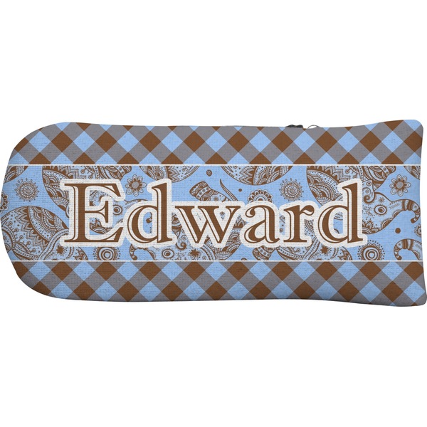 Gingham & Elephants Putter Cover (Front)