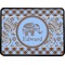 Gingham & Elephants Rectangular Car Hitch Cover w/ FRP Insert (Select Size)